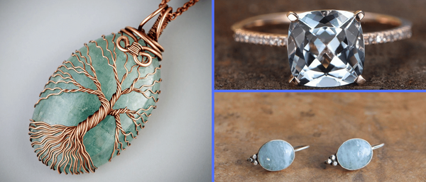 March Madness! Score Big With These 7 Aquamarine Jewelry Creations On Etsy