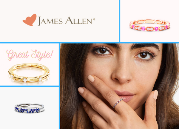 Putting On The Ritz: Reviewing 6 Stunning Stacking Band Rings From James Allen
