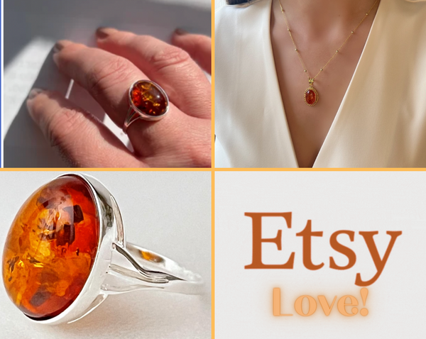 7 Must-Have Pieces of Amber Jewelry From Etsy: Shopping Guide Edition