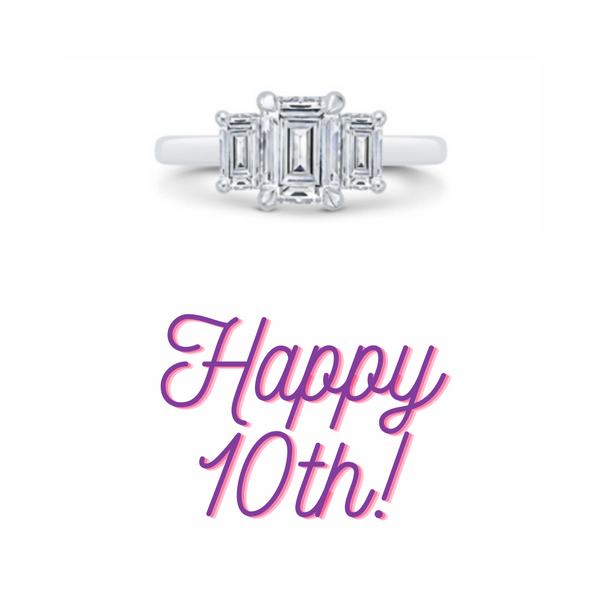 Best 10th Wedding Anniversary Diamond Jewelry Gifts